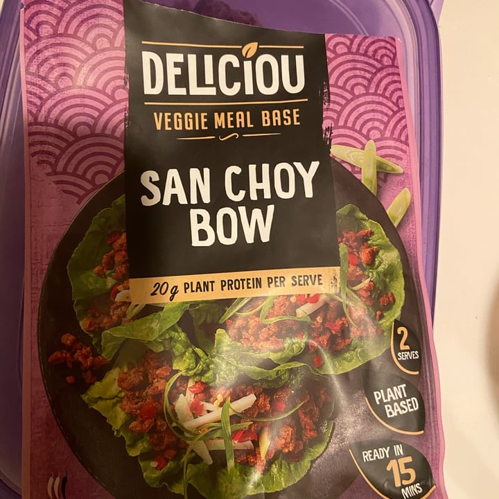 photo of Deliciou San Choy Bow Veggie Meal Base shared by @nevyn on  12 Dec 2020 - review