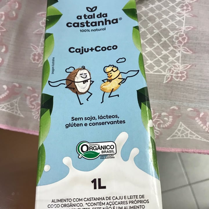photo of A Tal da Castanha Leite de caju + coco (1 litro) shared by @christinabadams on  19 Jul 2021 - review