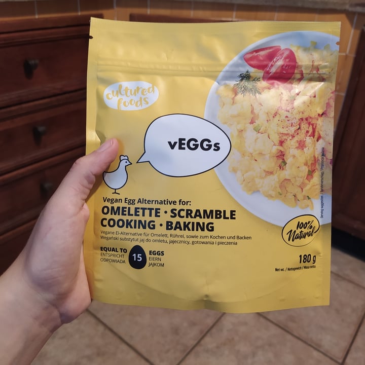 photo of Cultured Foods Vegan Egg Alternative For Omelette, Scramble, Cooking, Baking shared by @martatze on  19 Jun 2022 - review