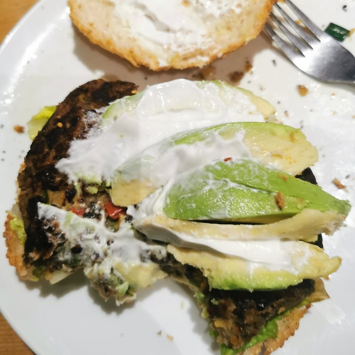 review photo of Brick Lane Eatery Century City BLE Veggie/Vegan BURGER shared by @veganpower001 on 30 Jun 2022 - review