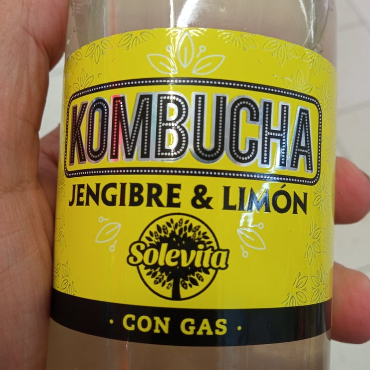 photo of Solevita Bio Kombucha limón y jengibre shared by @lalocadelosgatos8 on  19 Jun 2022 - review