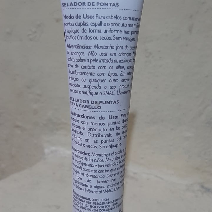 photo of Natura Sellador de puntas shared by @personne54 on  25 Apr 2022 - review