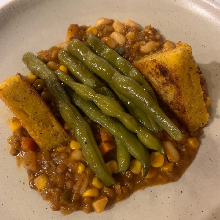 photo of Bio und Bike Hotel Steineggerhof chili sin carne con polenta grigliata e fagioli freschi shared by @amice on  04 Sep 2022 - review