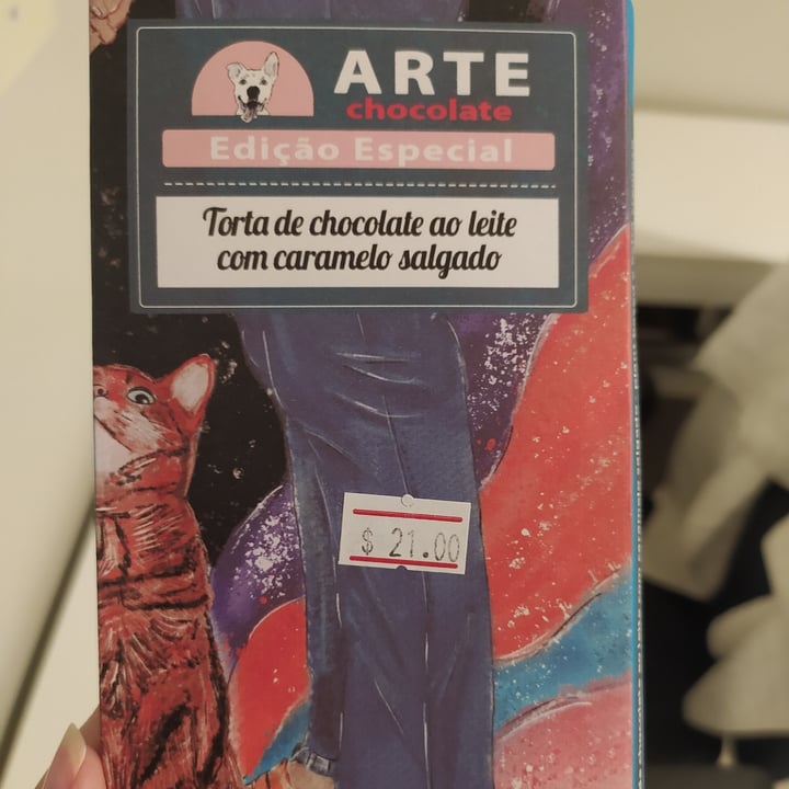 review photo of Arte Chocolate torta de chocolate ao leite com caramelo salgado shared by @dudarodrigues on 05 Nov 2022 - review