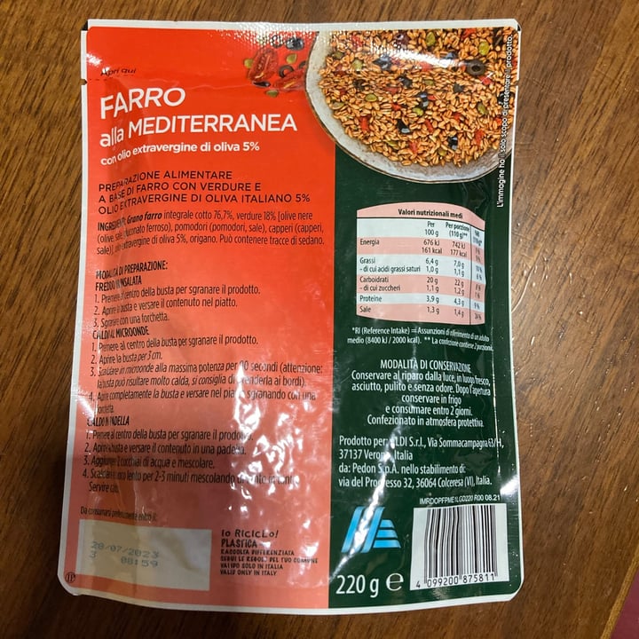 review photo of Le Gusto farro alla mediterranea shared by @alessiaaa18 on 25 May 2022 - review
