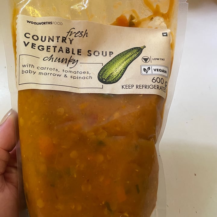 photo of Woolworths Food Fresh Country vegetable soup shared by @bianca1701 on  12 Jan 2021 - review