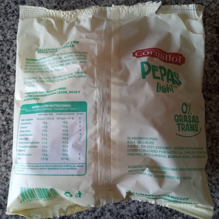 photo of Cormillot Pepas Light shared by @marinquieto on  25 Aug 2022 - review