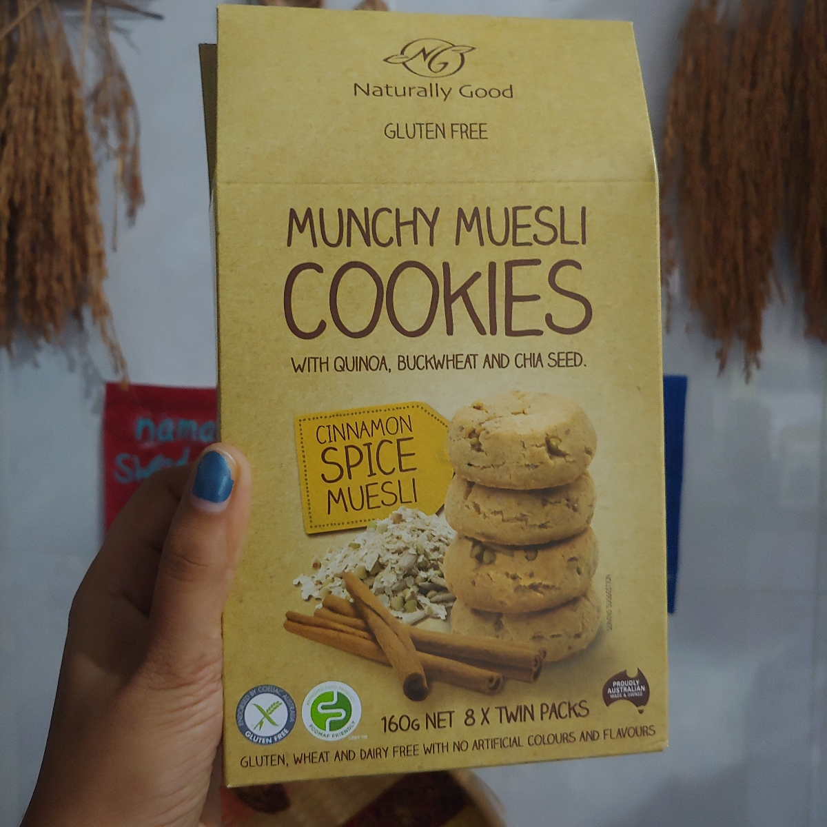 Naturally Good Munchy Muesli cookies cinnamon spice Reviews abillion