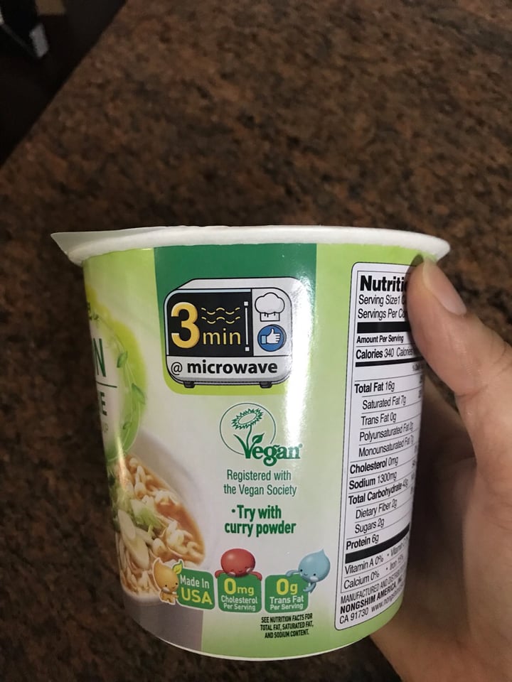 photo of NONGSHIM (농심) Soon Veggie Cup Noodle Soup shared by @mar on  18 Jul 2019 - review