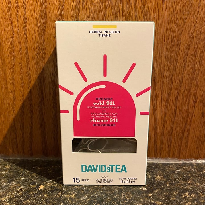 review photo of DAVIDsTEA Cold 911 Organic shared by @meaghants on 11 Jun 2021 - review