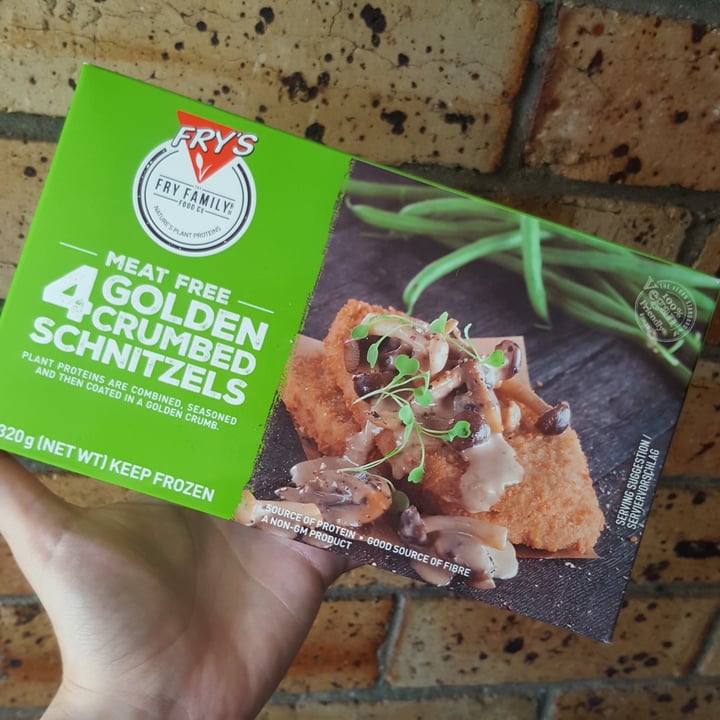 photo of Fry's Family Food Golden Crumbed Schnitzels shared by @hannahcoops on  04 Mar 2021 - review