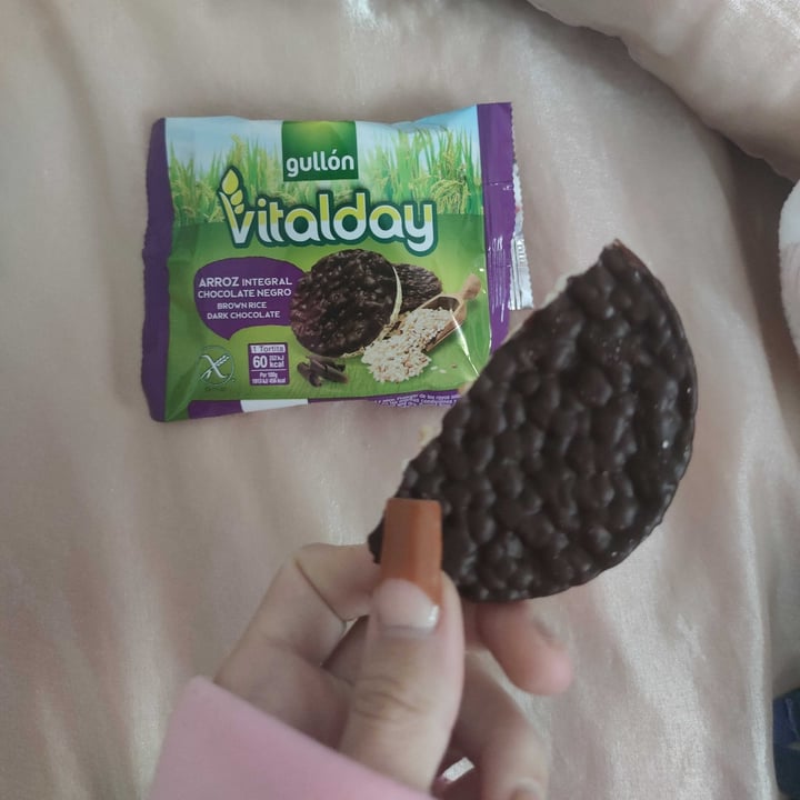 photo of Gullón Dark chocolate rice cakes shared by @joanalopez on  10 Apr 2021 - review