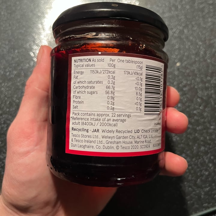 review photo of Tesco Red Currant Jelly shared by @infinitevegan on 20 Jan 2022 - review