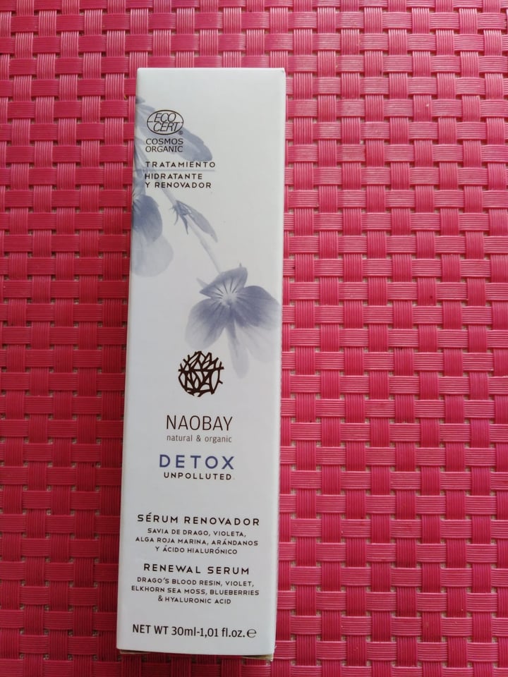 photo of Naobay Serum Renovador Detox shared by @llucia on  27 Oct 2022 - review