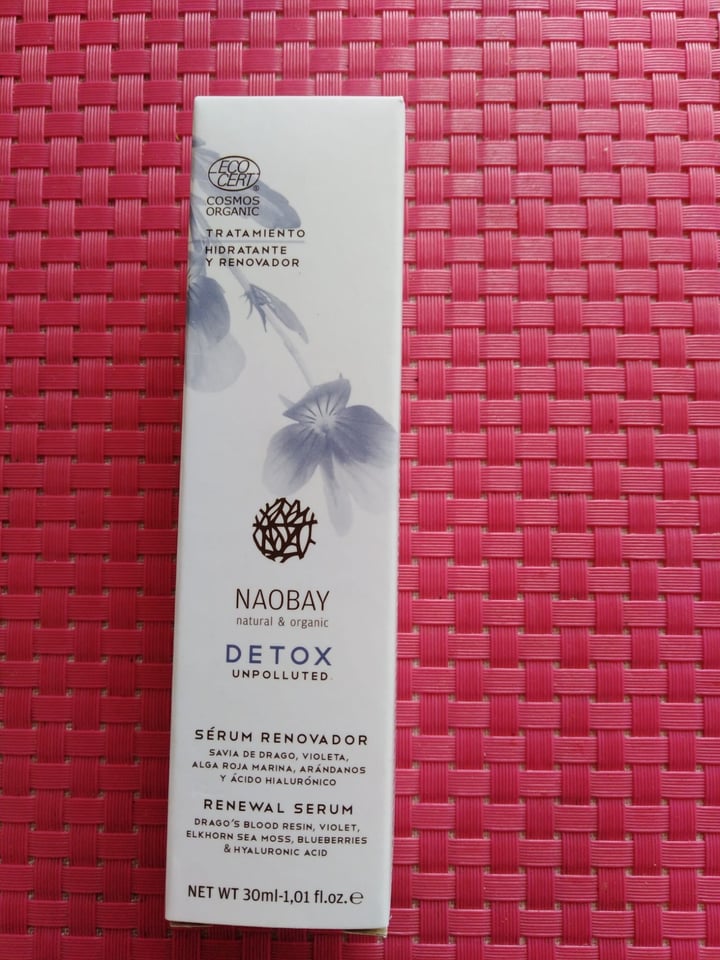 photo of Naobay Serum Renovador Detox shared by @llucia on  27 Oct 2022 - review
