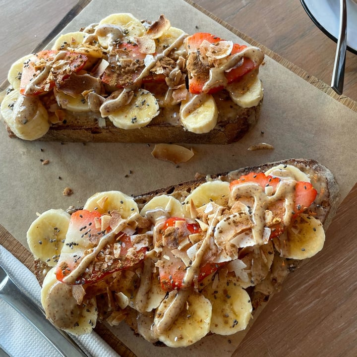 photo of Nourish'd Observatory Banana Toast shared by @meganhaskis on  06 Aug 2021 - review