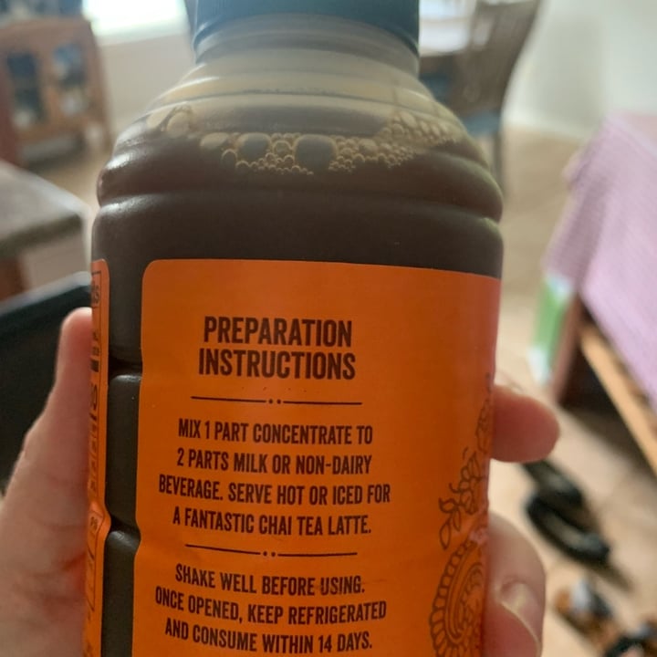 review photo of Trader Joe's Spiced Chai Black Tea Concentrate shared by @nikkidavisarmstrong on 27 May 2022 - review