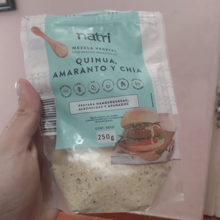 review photo of Natri Mezcla lista para hamburguesas shared by @li0nveg on 25 Feb 2021 - review