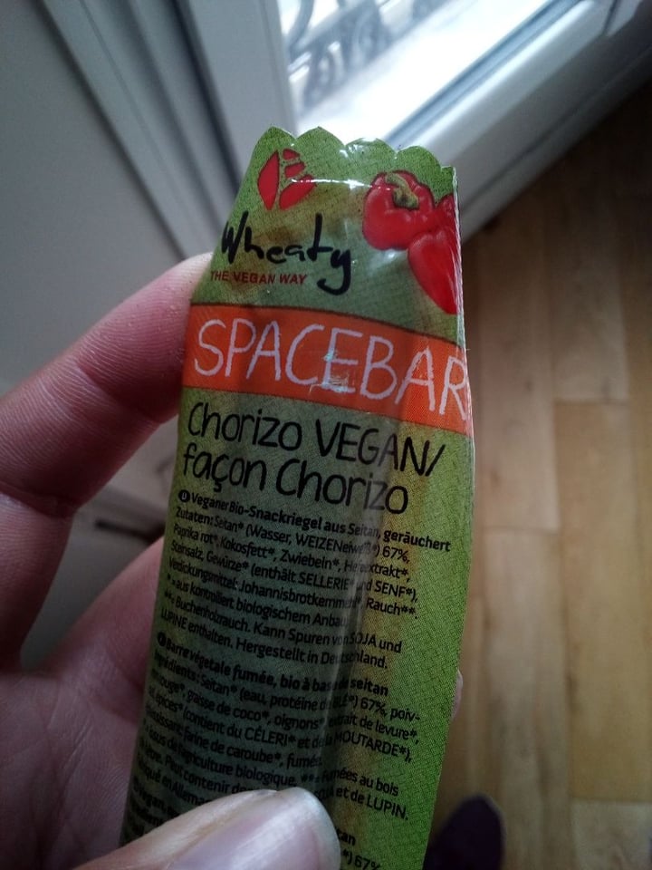 photo of Wheaty Vegan Chorizo Spacebar shared by @carolegart on  24 Jan 2020 - review