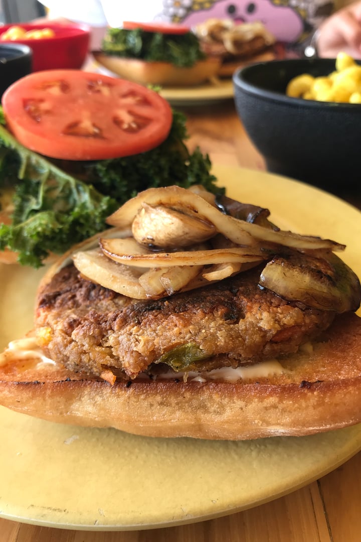 photo of Kale Cafe Juice Bar & Vegan Cuisine Kale Cafe Veggie Burger shared by @veginspired on  02 Jan 2020 - review