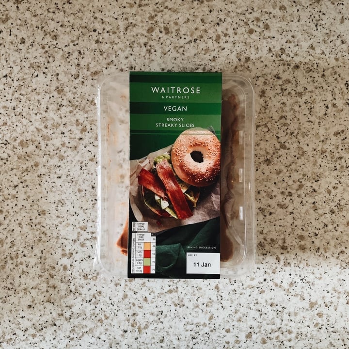 photo of Waitrose Vegan Bacon shared by @warmhealer on  07 Jan 2020 - review