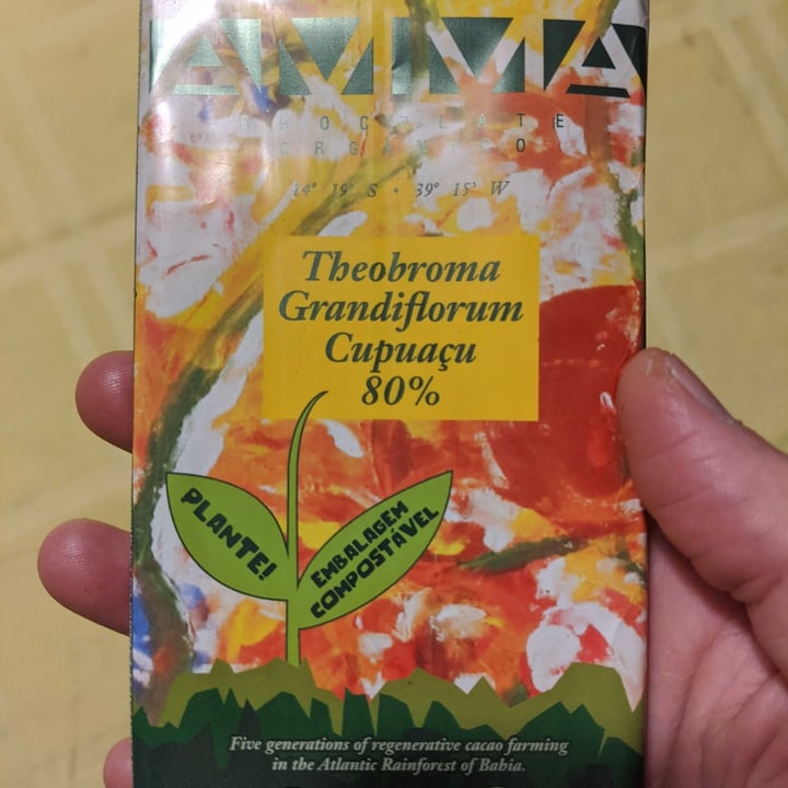 photo of AMMA Chocolate AMMA 80% cupuaçu shared by @fernandoimperio on  15 Jul 2021 - review
