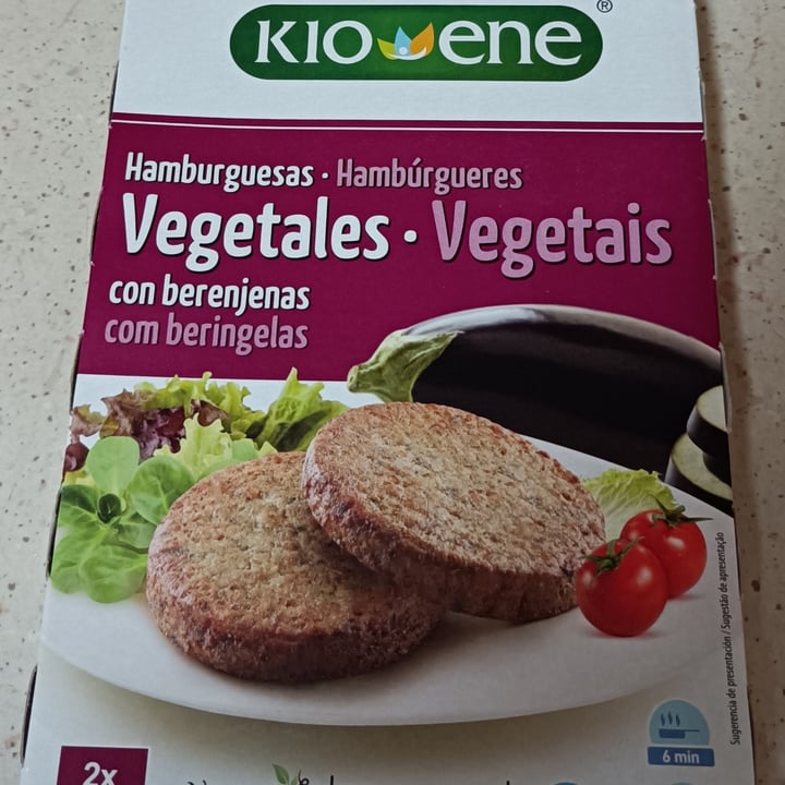 photo of Kioene Hamburguesas Vegetales con Berenjenas shared by @podivegan on  10 Apr 2022 - review