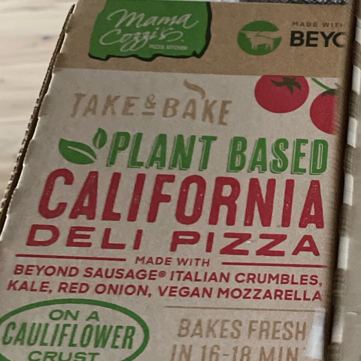 photo of Mama Cozzi's Beyond Meat California Deli Pizza shared by @kacy on  28 May 2022 - review