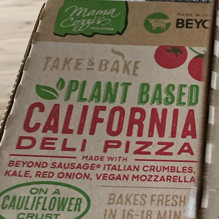 review photo of Mama Cozzi's Beyond Meat California Deli Pizza shared by @kacy on 28 May 2022 - review