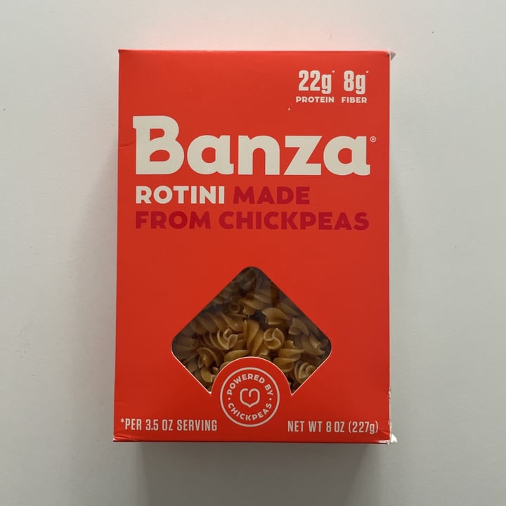 photo of Banza Rotini Made from Chickpeas shared by @ashrh03 on  24 Aug 2021 - review