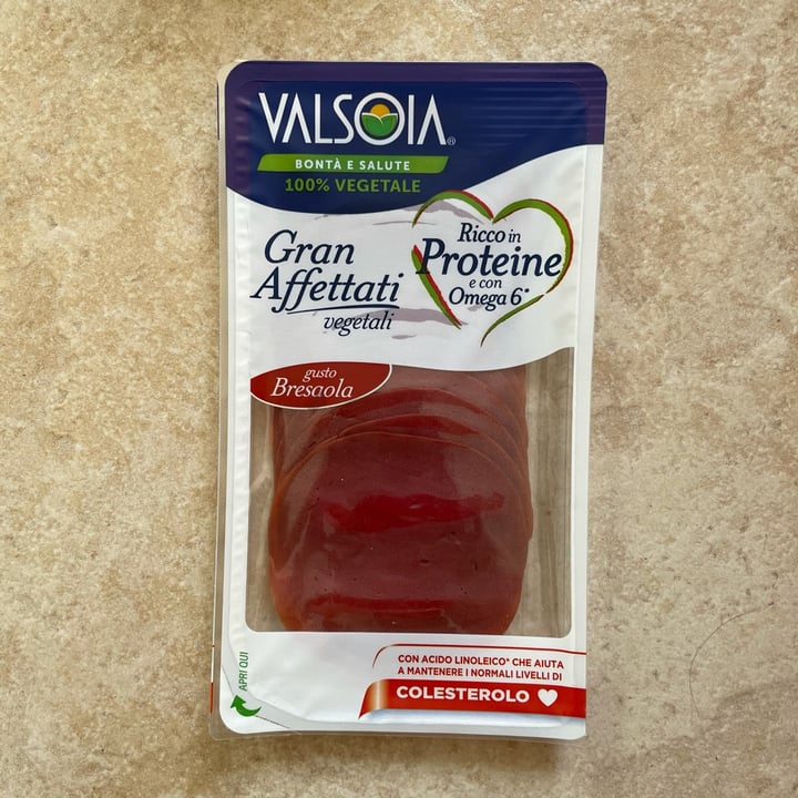 photo of Valsoia Gran Affettati Vegetali Gusto Bresaola shared by @poddceci on  15 Apr 2022 - review