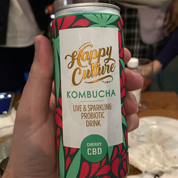 photo of Happy Culture Kombucha Happy Culture - Cherry CBD shared by @capetownvegan on  26 Oct 2021 - review