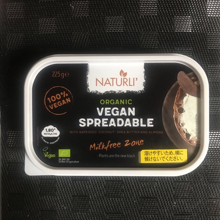 photo of Naturli' Naturli’ organic vegan spreadable shared by @m13 on  17 Feb 2021 - review