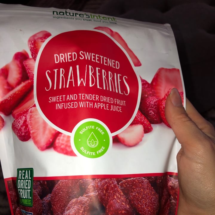 photo of Nature's Intent Dried Sweetened Strawberries shared by @kamilka on  22 Mar 2021 - review