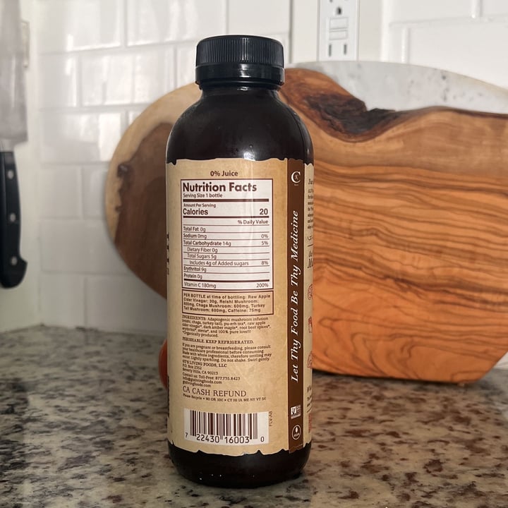 photo of GT’s Living Foods Root Beer with Reishi, Chaga, and Turkey Tail shared by @nicolerpac on  19 Oct 2022 - review