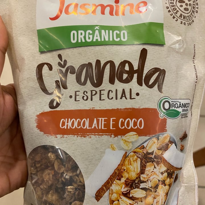 review photo of Jasmine Granola Chocolate e Côco shared by @leilaipassos on 19 Sep 2022 - review