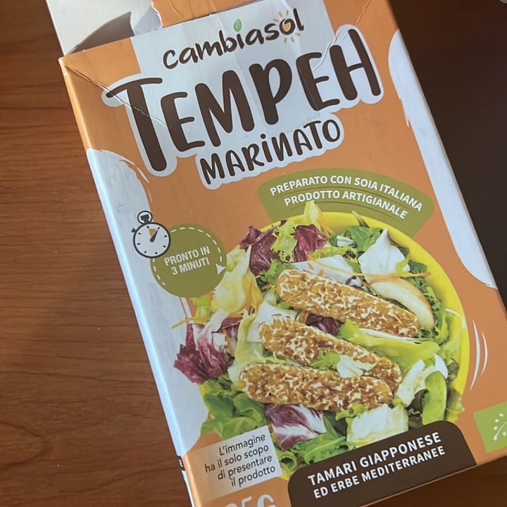 photo of Cambiasol Tempeh Marinato shared by @memarciano on  10 Apr 2022 - review