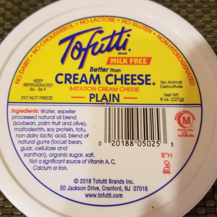 review photo of Tofutti Better Than Cream Cheese shared by @kimber on 30 Apr 2020 - review