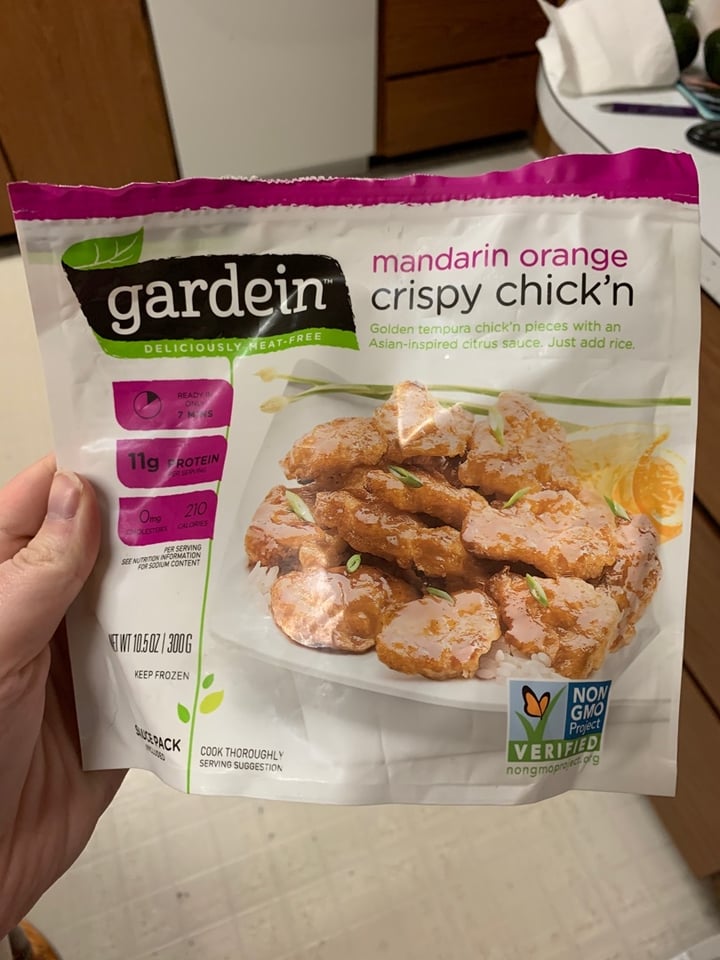 photo of Gardein Mandarin Orange Crispy Chick’n shared by @sarahmarie508 on  24 Mar 2020 - review