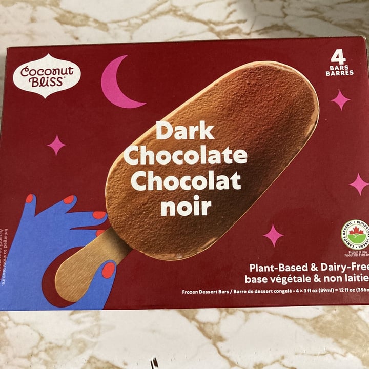 photo of Coconut Bliss Dark Chocolate Dairy-Free Frozen Dessert shared by @care on  27 Jun 2021 - review