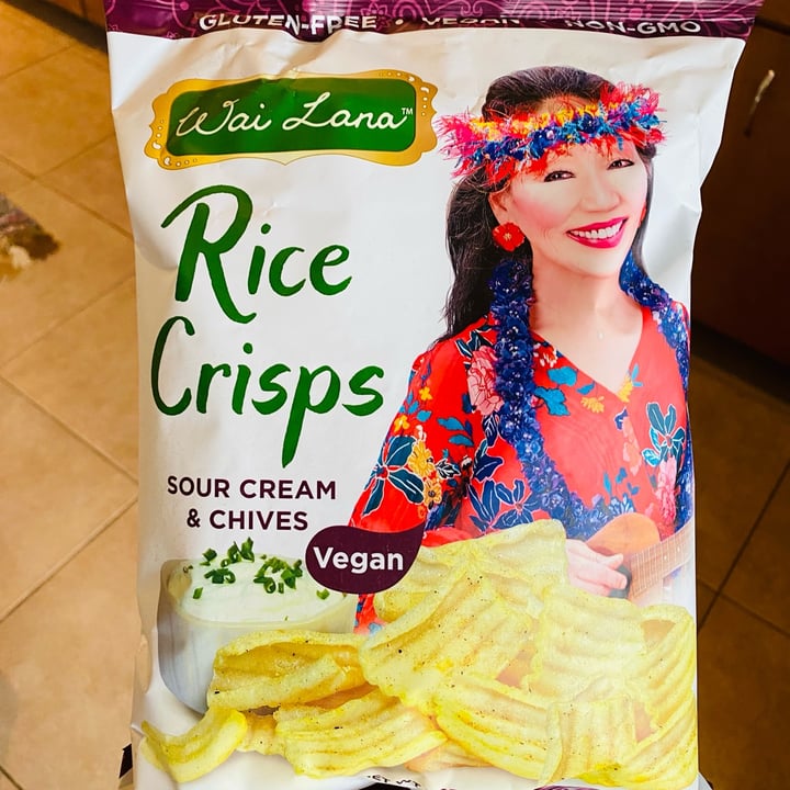 Wai Lana Vegan Sour Cream & Chives Rice Crisps Review abillion