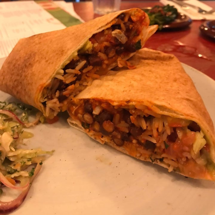 review photo of Ocho Lounge Roasted sweet potato burrito shared by @robynmansir on 24 Aug 2020 - review