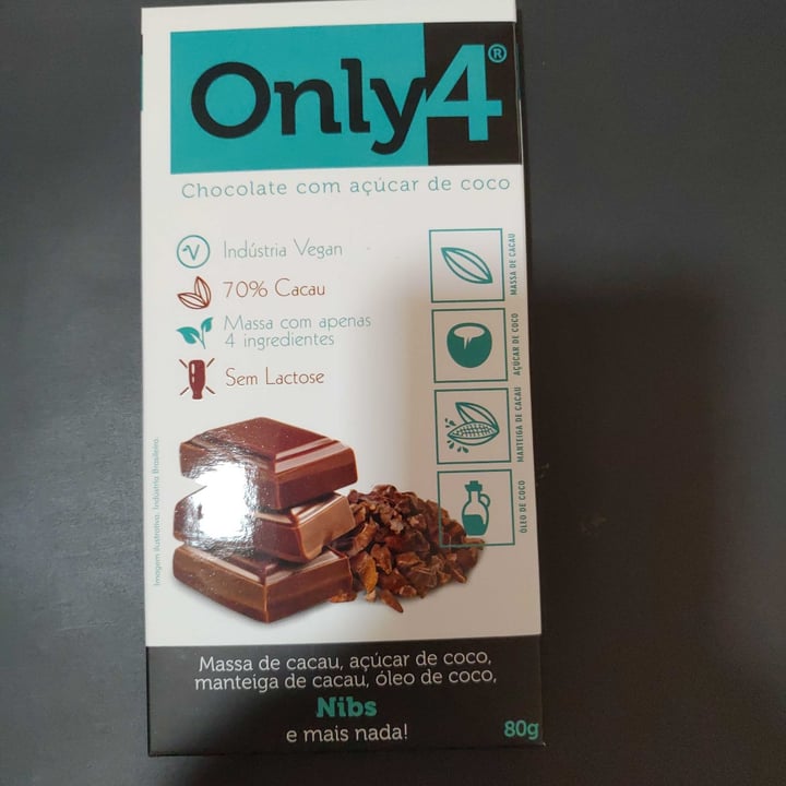 review photo of Only4 Chocolate com açucar de coco - Nibs shared by @alemil on 22 Apr 2022 - review