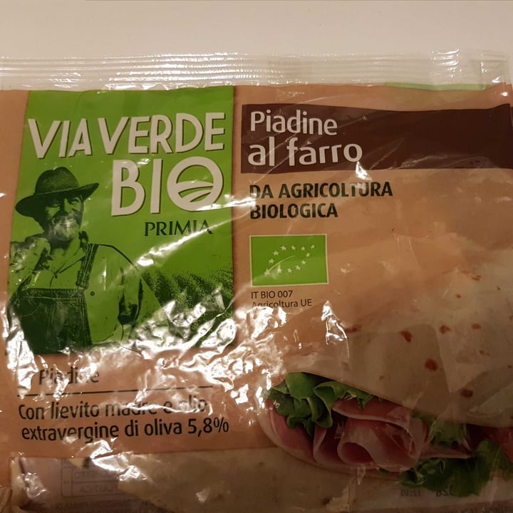 review photo of Via Verde Bio Piadina al farro shared by @lale777 on 19 Sep 2022 - review