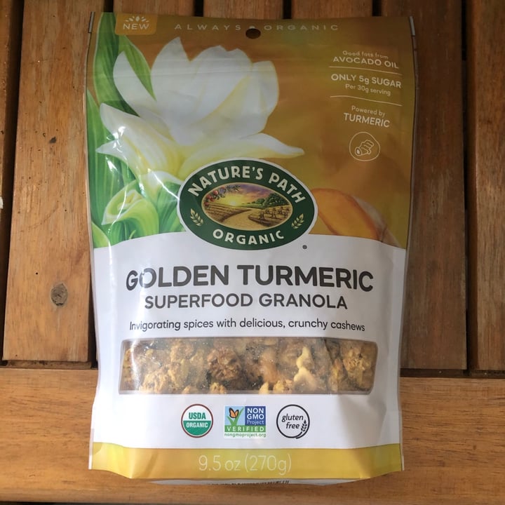 photo of Nature's Path Foods Golden turmeric superfood granola shared by @bandita on  20 Feb 2021 - review
