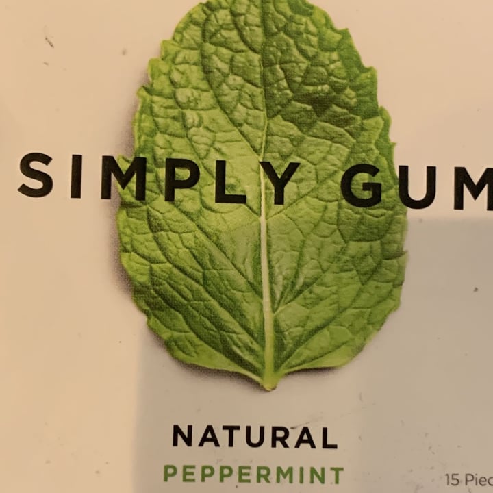 review photo of Simply Gum Peppermint Gum shared by @shibe on 29 Sep 2021 - review