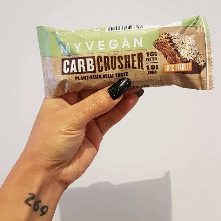 photo of MYVEGAN carb crusher choc peanut shared by @purplelilpixie on  11 Dec 2020 - review