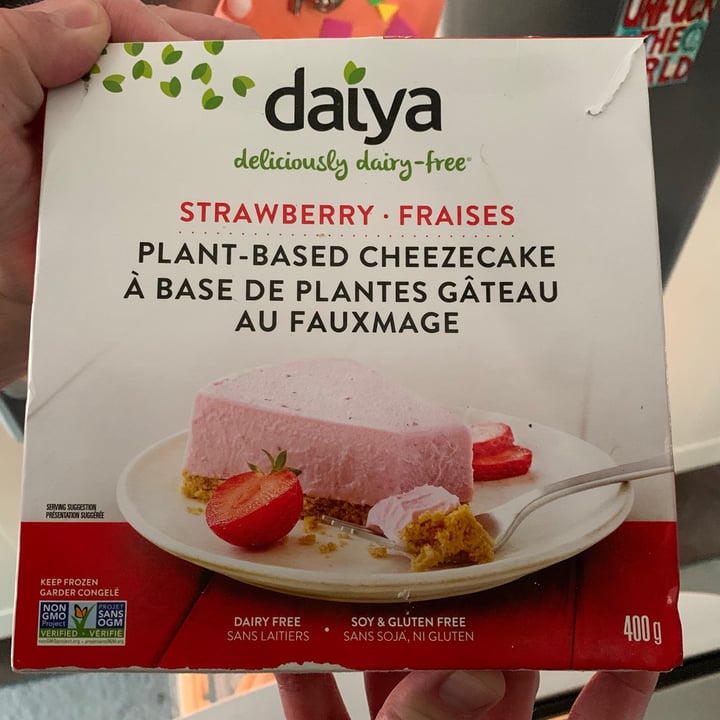 review photo of Daiya Strawberry Cheezecake shared by @varunv on 26 Feb 2021 - review