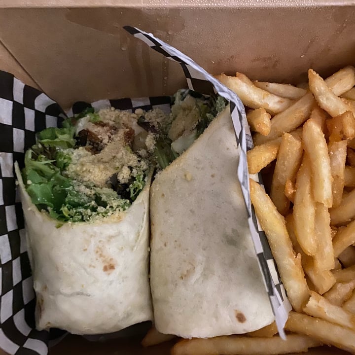 photo of Coach and Horses (Temporarily closed) VEGAN CHICK'N CAESAR WRAP shared by @firstelektra on  11 Nov 2021 - review