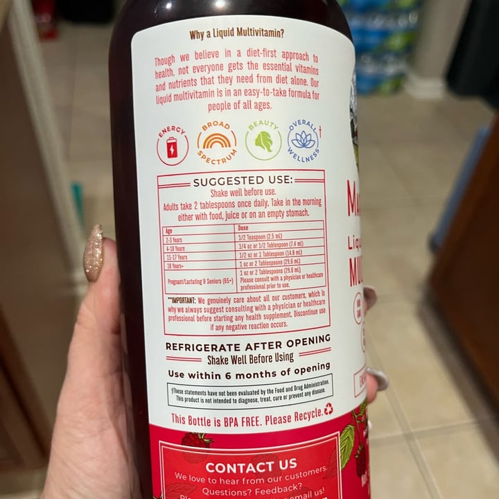 review photo of Mary Ruth's Liquid Morning Multivitamin shared by @wkinprogress on 07 Mar 2022 - review